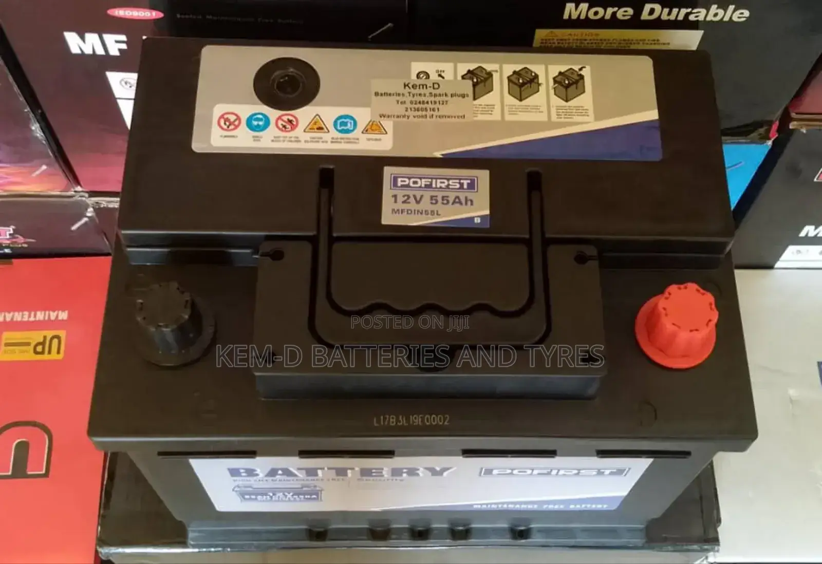13 Plates Battery 55ah - 12V