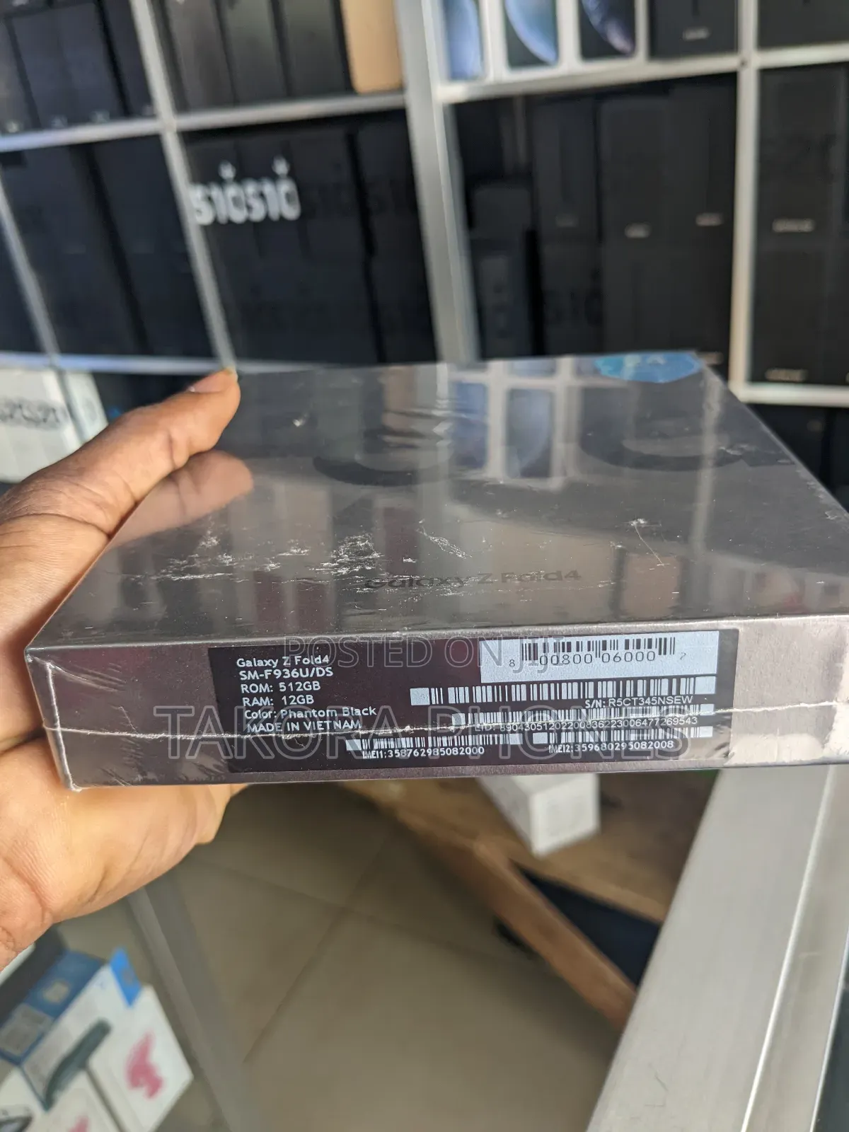 New Samsung Galaxy Z Fold4 512 GB Black