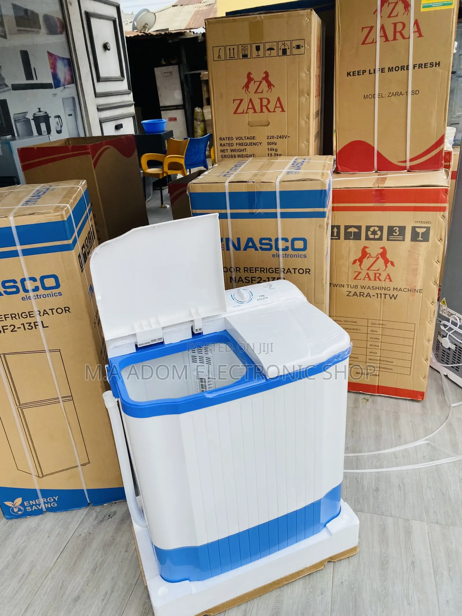 Shop Zara Semi-Automatic Electric Washing Machine(7kg) 
