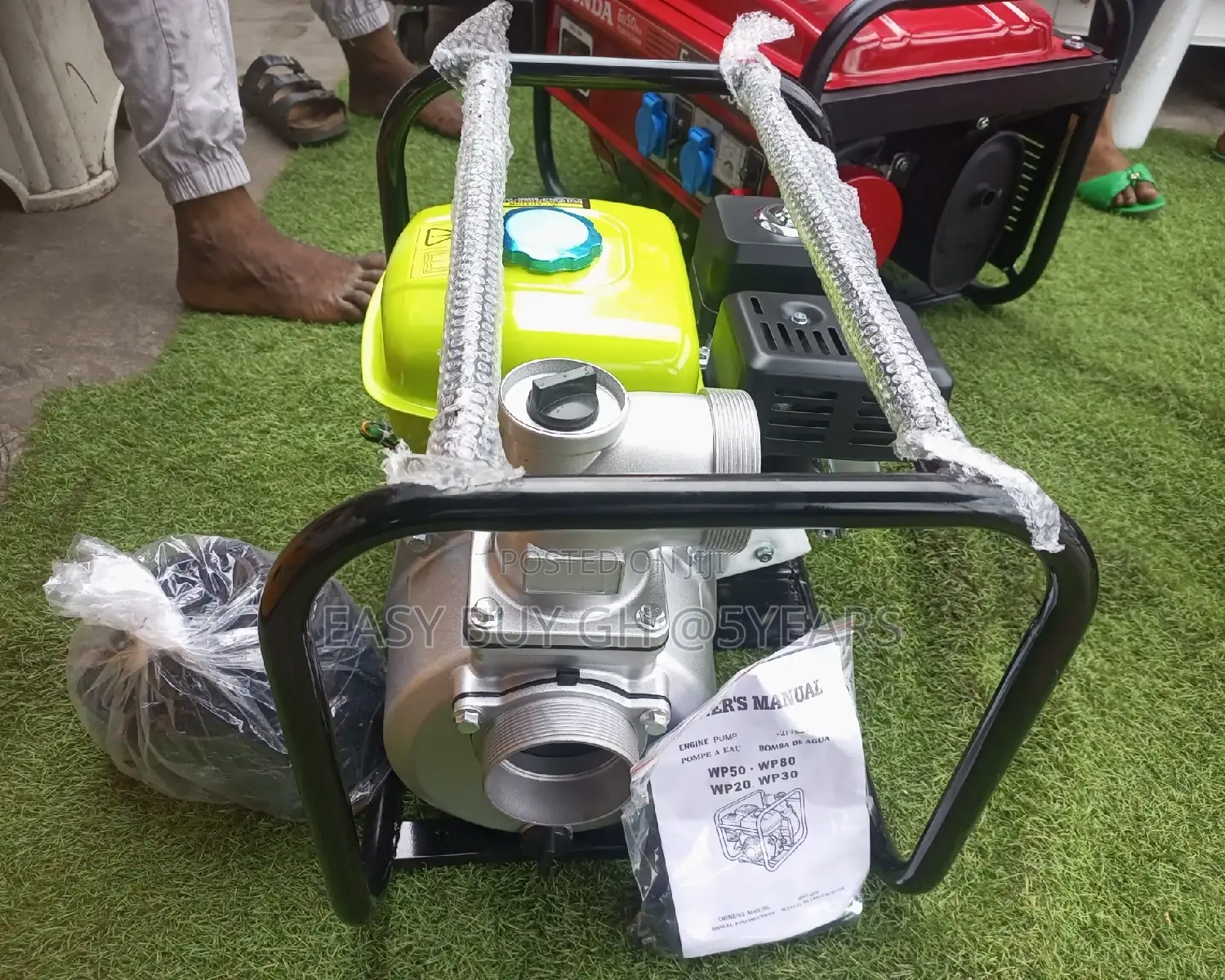 High Pressure Water Transfer Pump 6.5hp Honda Water Pump.