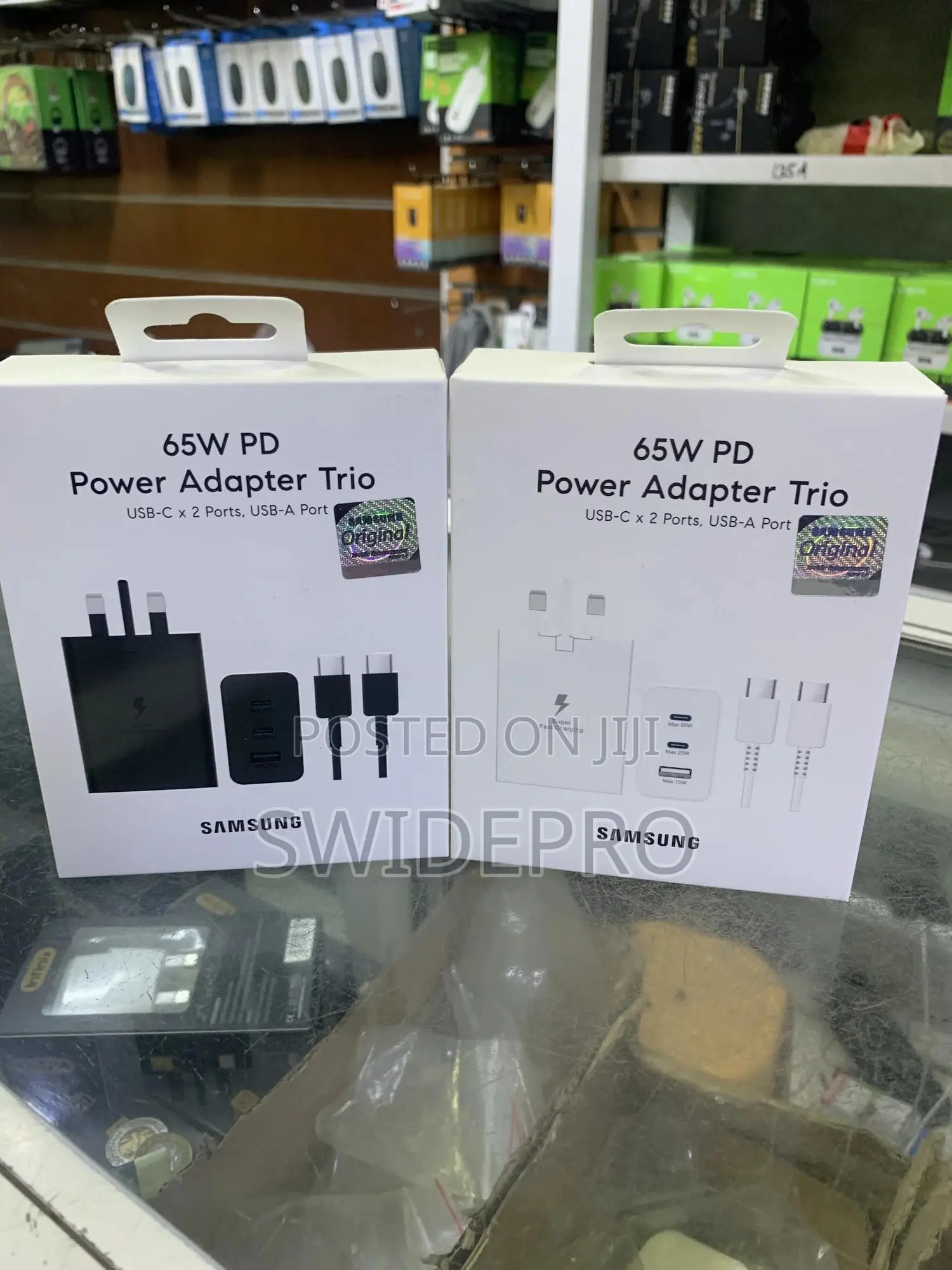65W Samsung Galaxy Trio Fast Charger Adapter