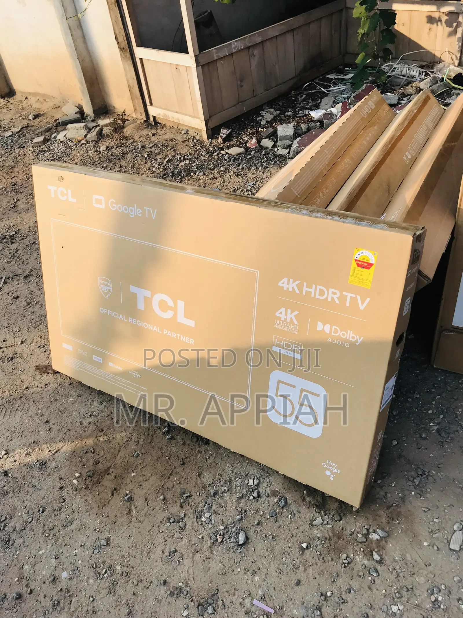 Sleek TCL 55p635 55” Uhd Smart Android Electric Tv.
