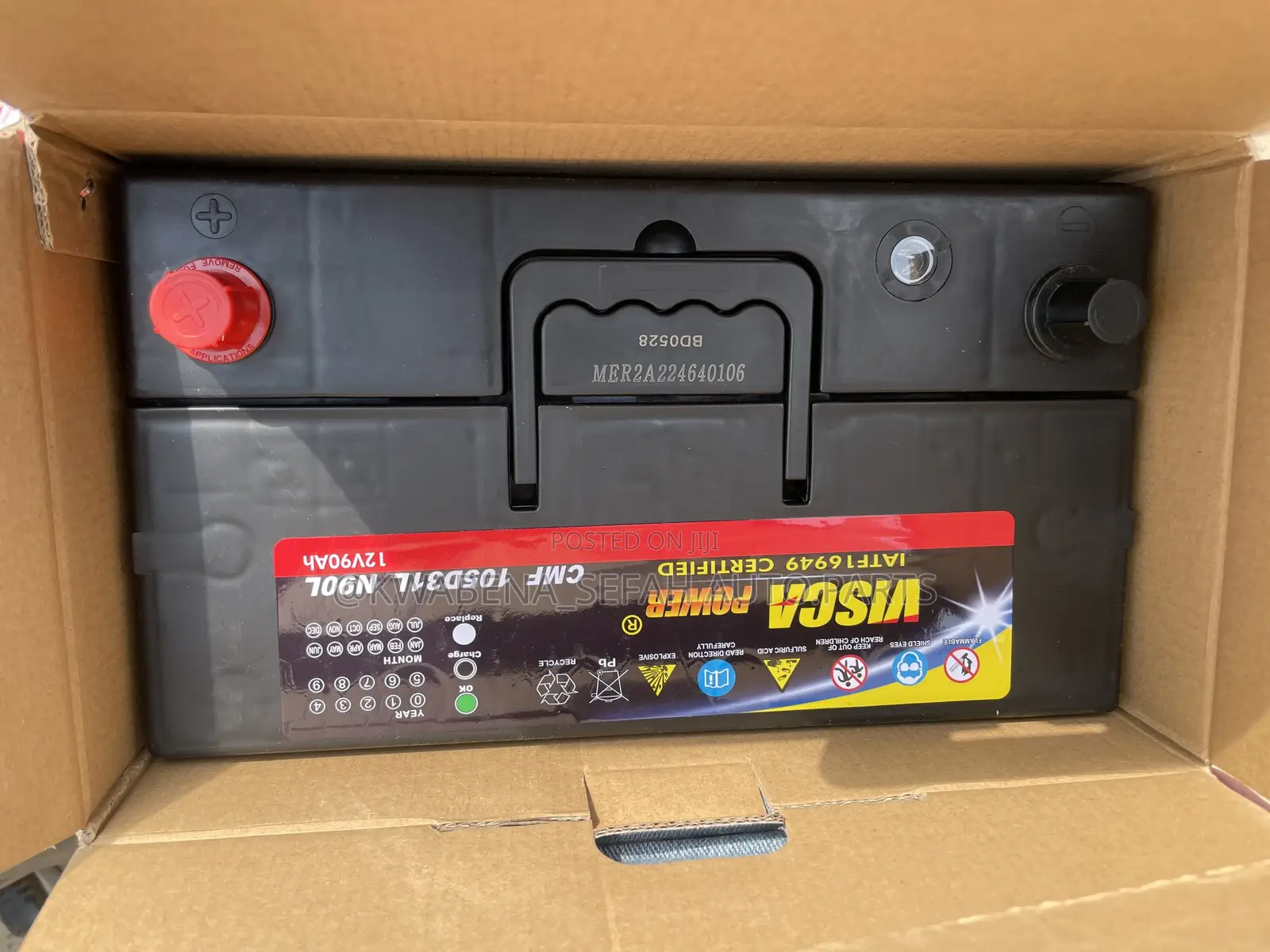 Original Visca Battery 17 Plate (12v 90ah ) Available