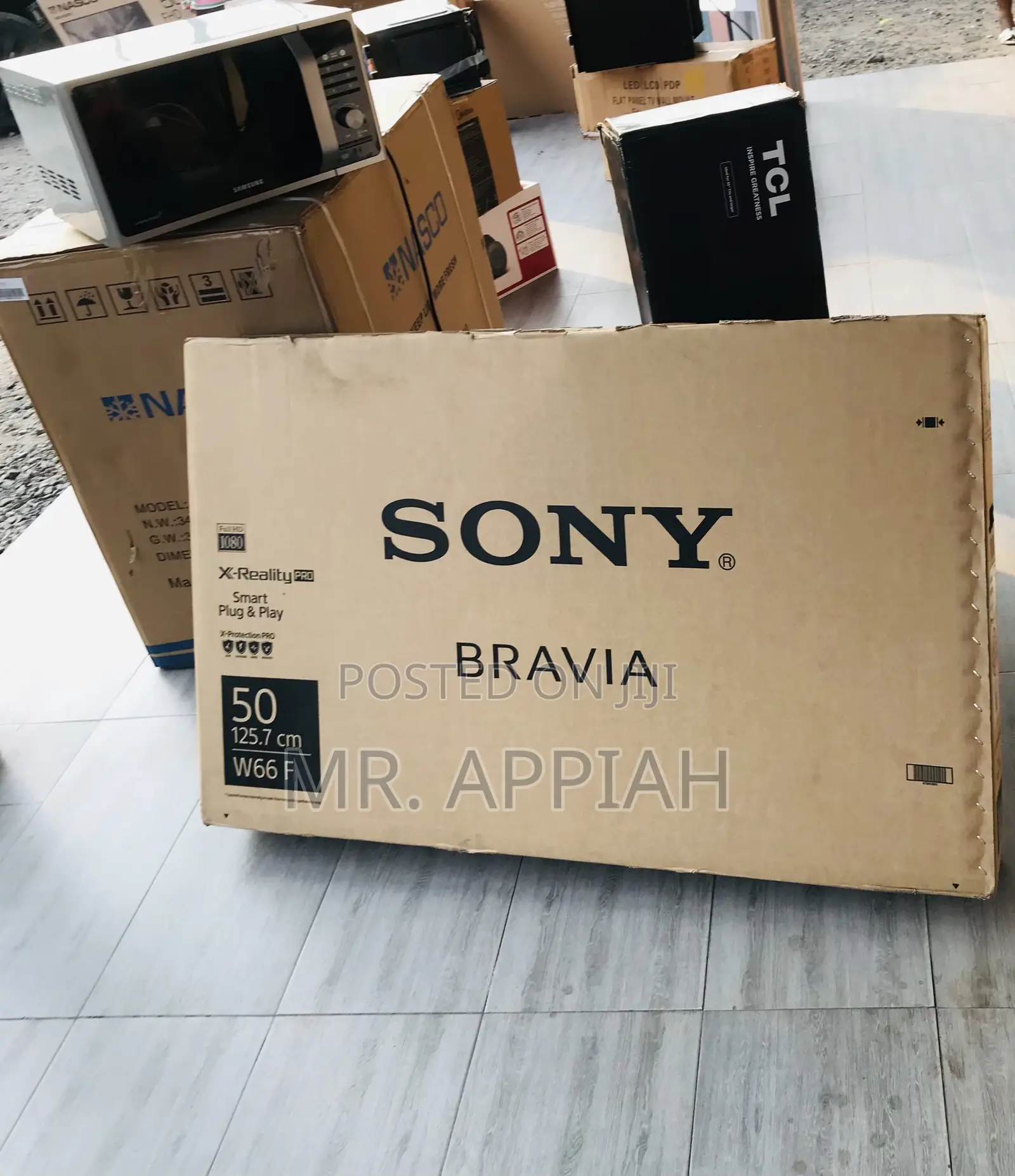 Sleek Sony 50W660F 50 Inch Led Full Hd Smart Television.