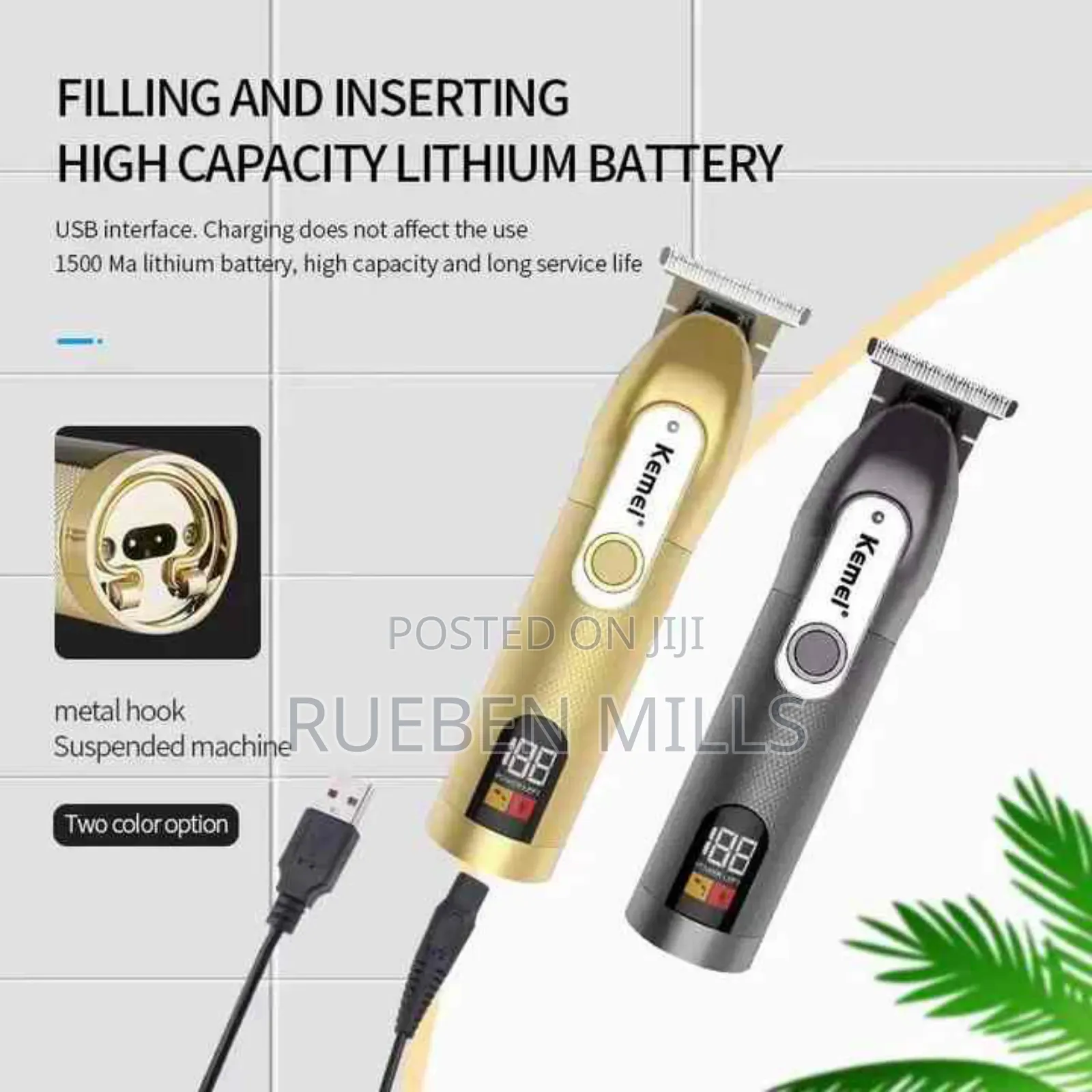 Kemei KM 1760 Beard Trimmer Hair Clipper Barbering Machine