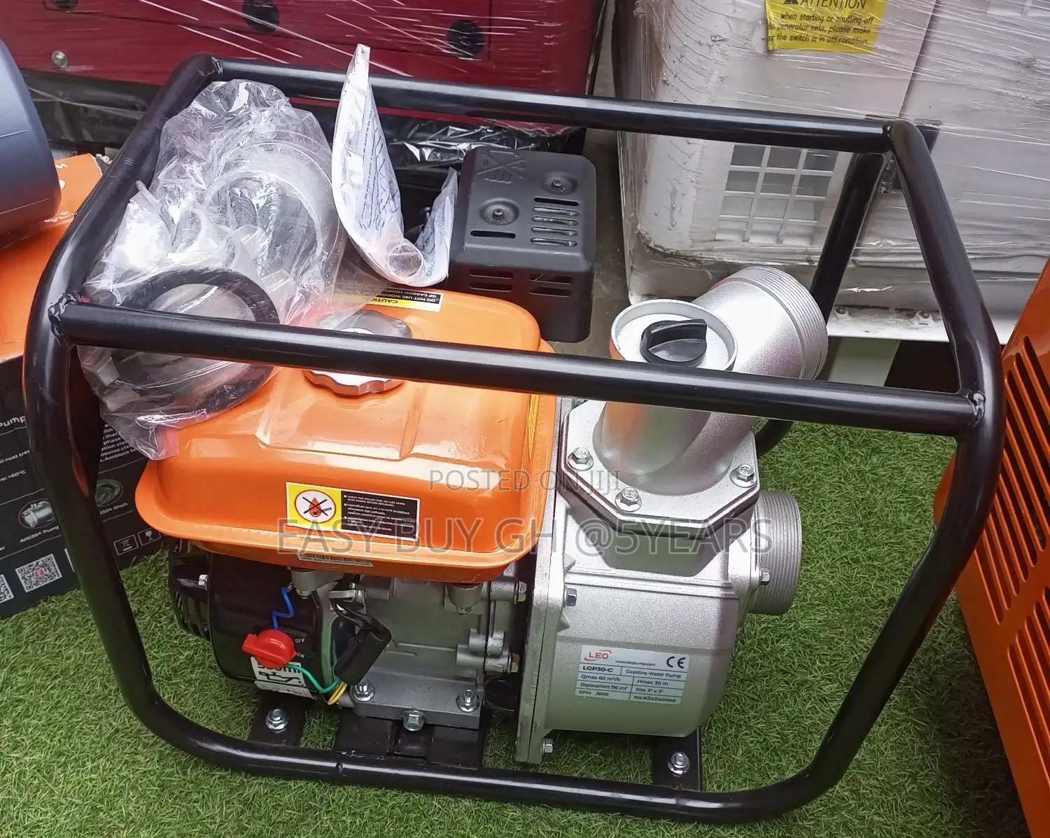 Water Pump Gasoline Engine 6.5hp Leo Water Pump.