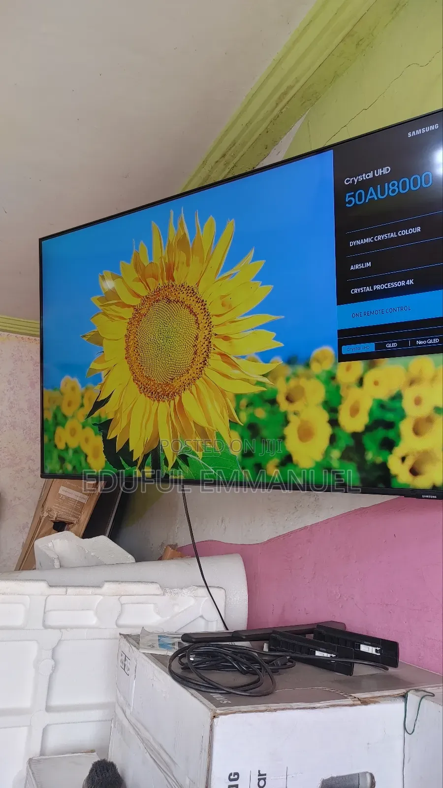 Samsung 50" Crystal UHD Smart Class Air Slim Apple Airpla