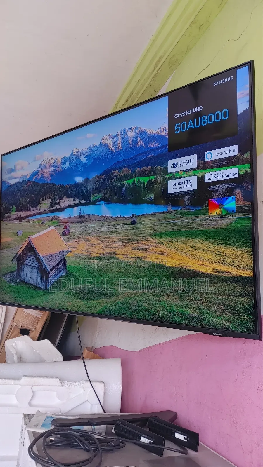 Samsung 50" Crystal UHD Smart Class Air Slim Apple Airpla
