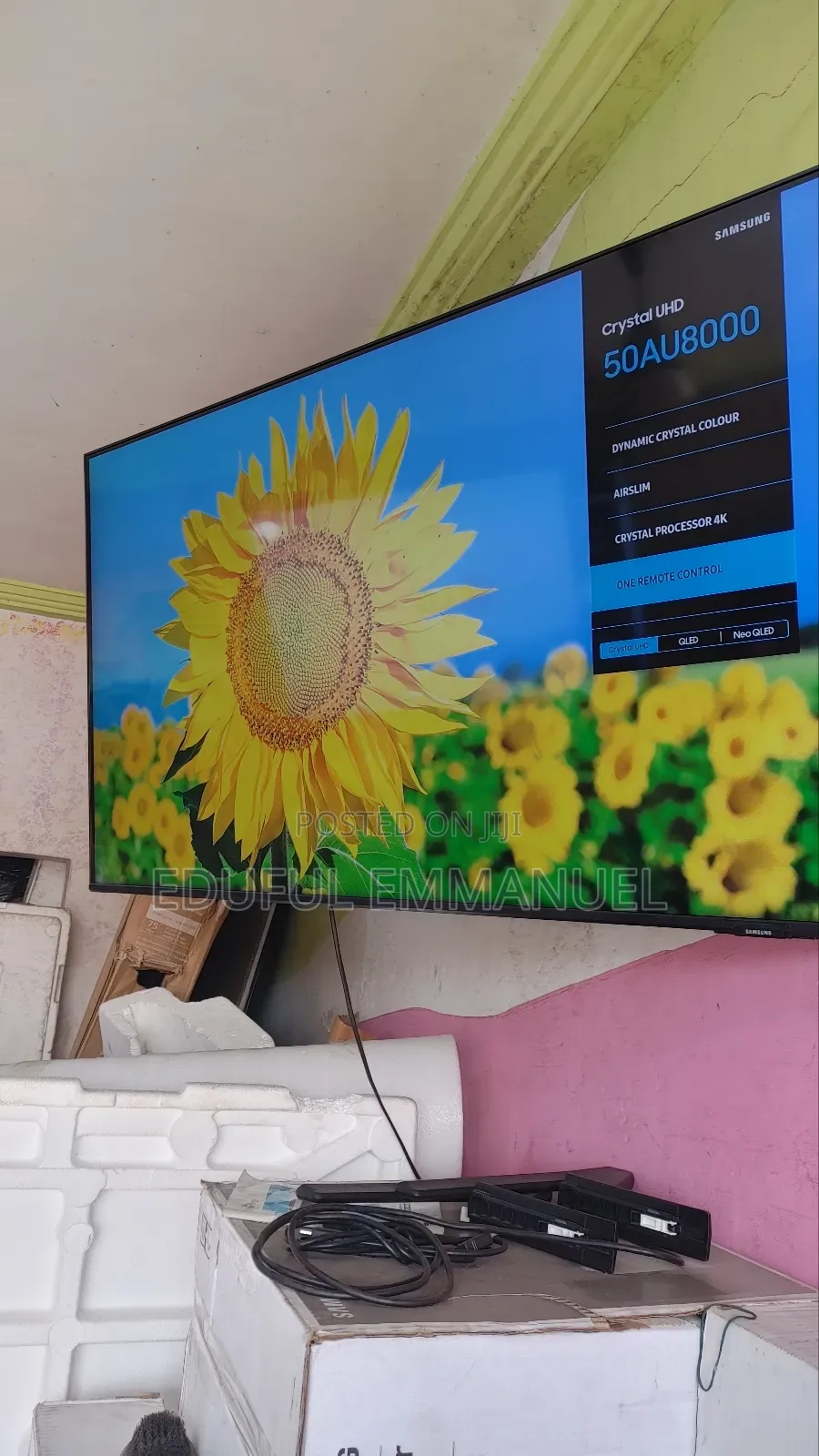 Samsung 50" Crystal UHD Smart Class Air Slim Apple Airpla