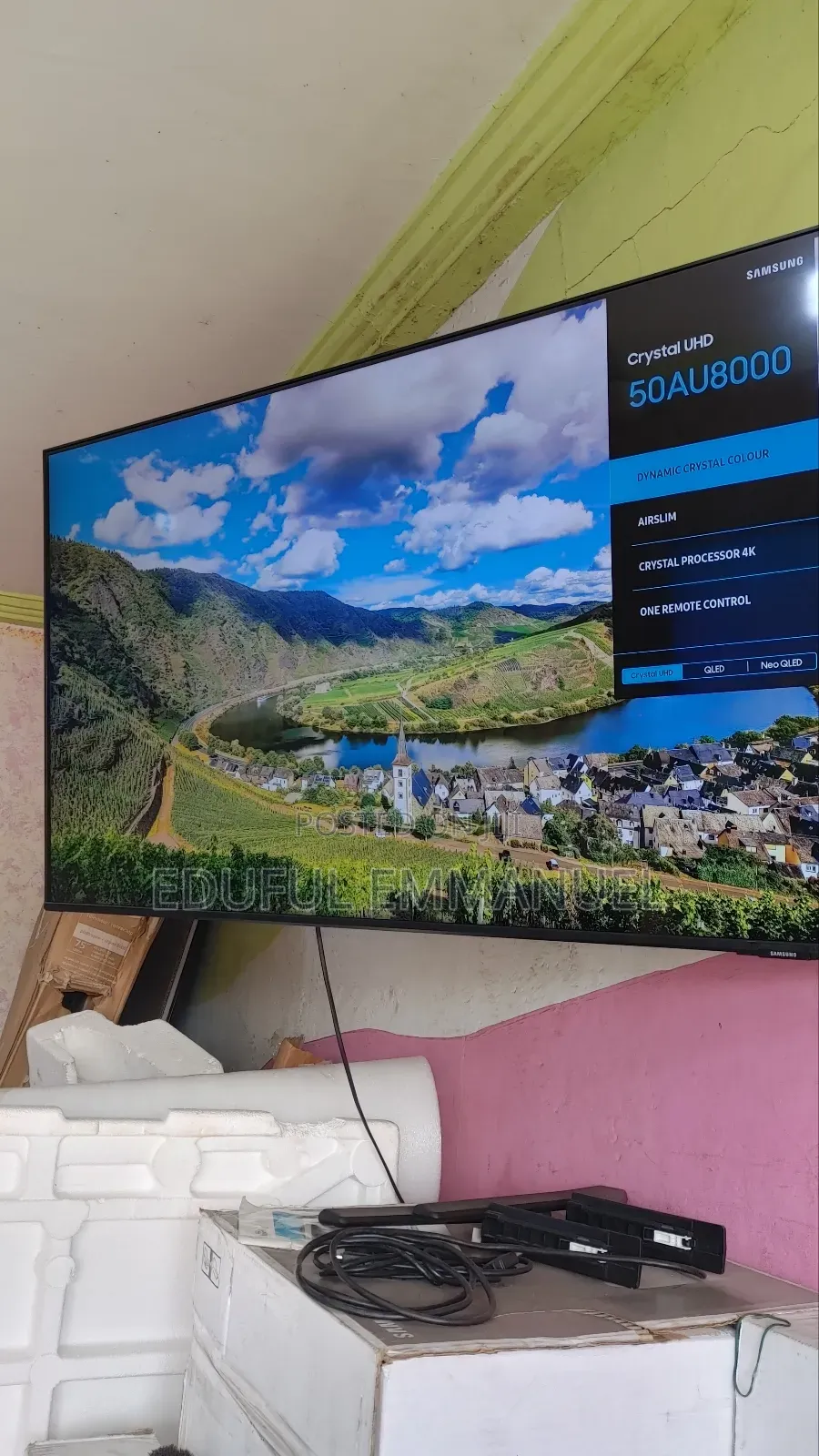 Samsung 50" Crystal UHD Smart Class Air Slim Apple Airpla