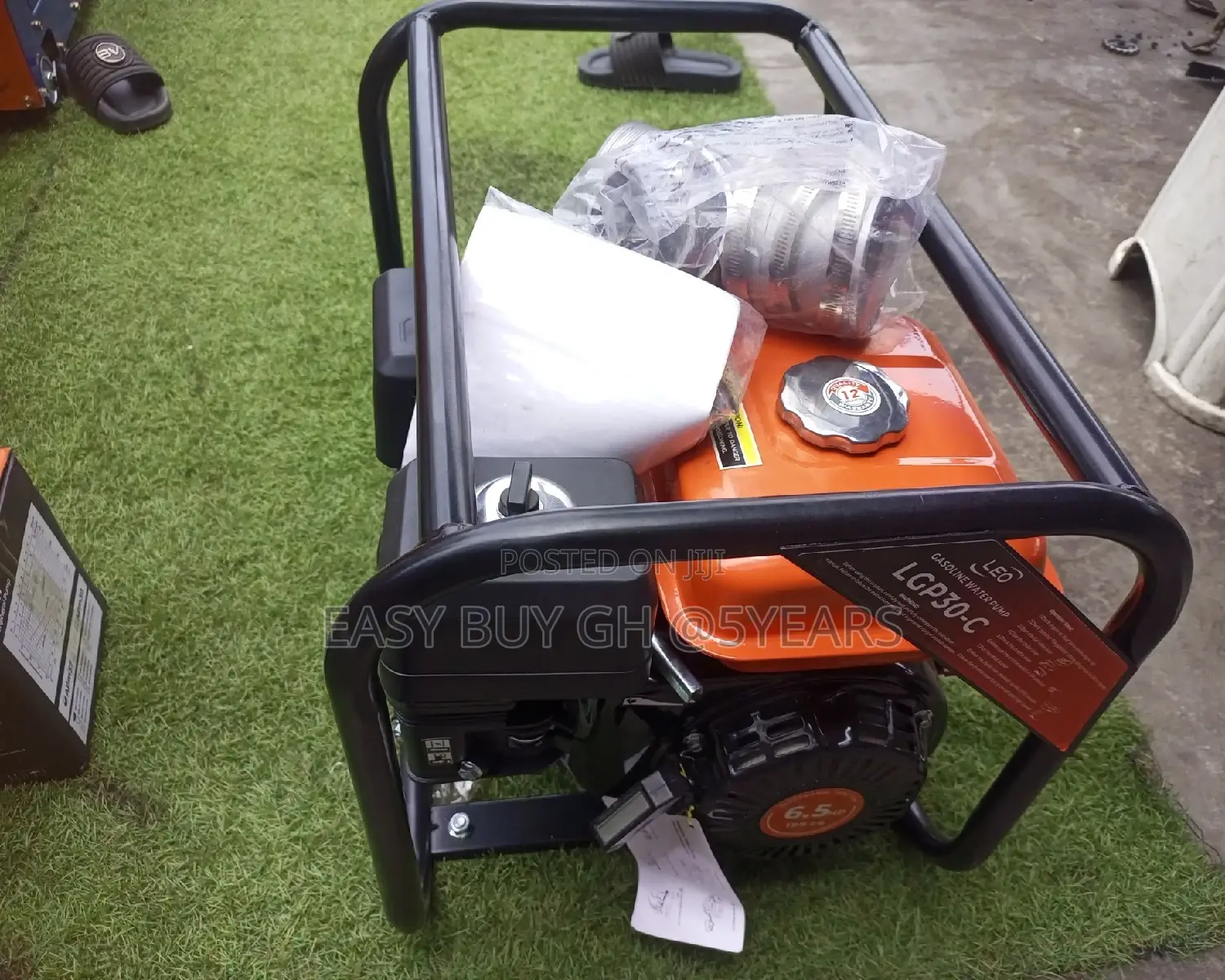 Gasoline Engine Water Pump 6.5hp High Pressure Water Supply.
