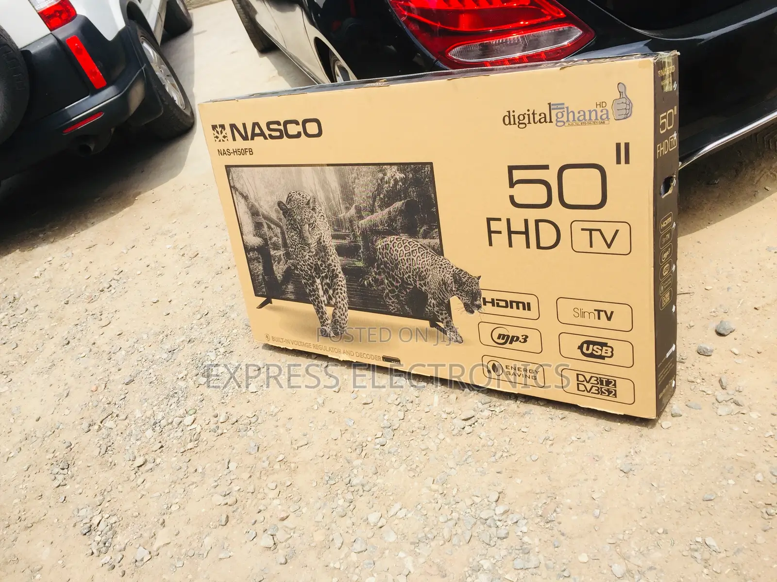 Slim Sleek Satellite  50” Nasco Television 