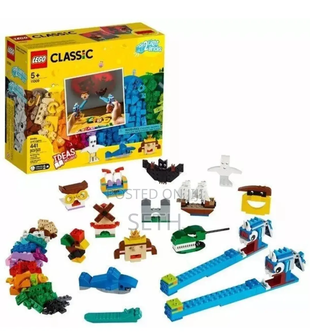 Lego Classic Ideas Bricks and Lights Set (11009)