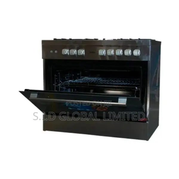 Genuine MIDEA-5-BURNER-GAS-COOKER-WITH-OVEN-AND-GRILL