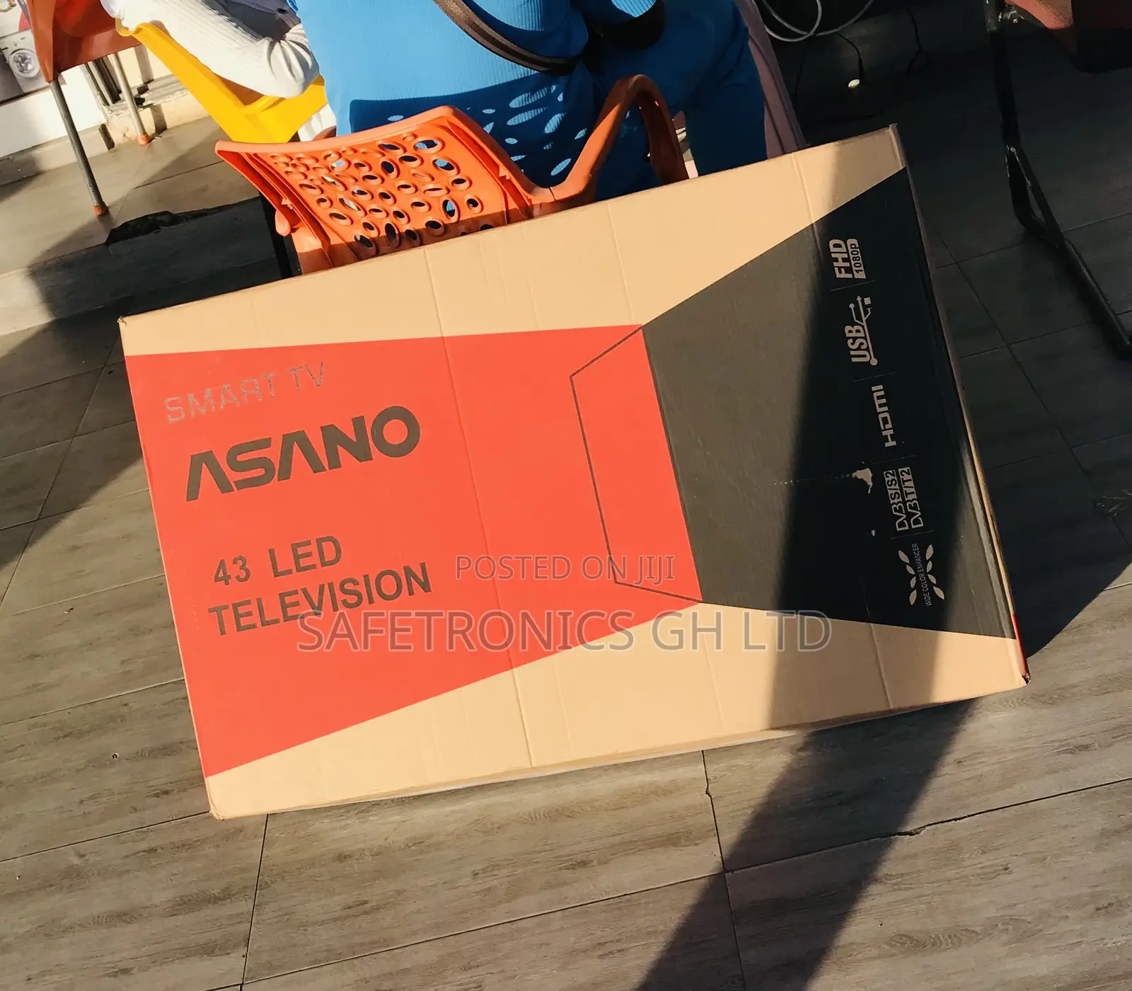 Sealed Asano 43 Inch Led Smart Sleek Tv
