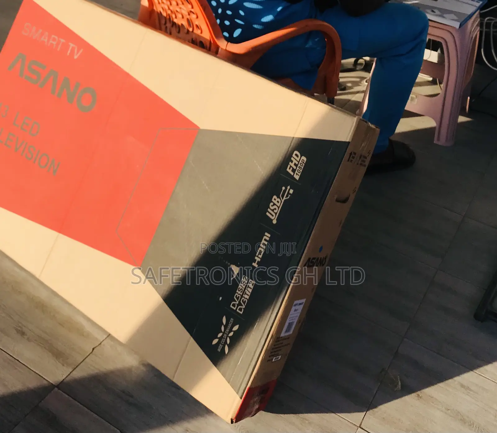 Sealed Asano 43 Inch Led Smart Sleek Tv
