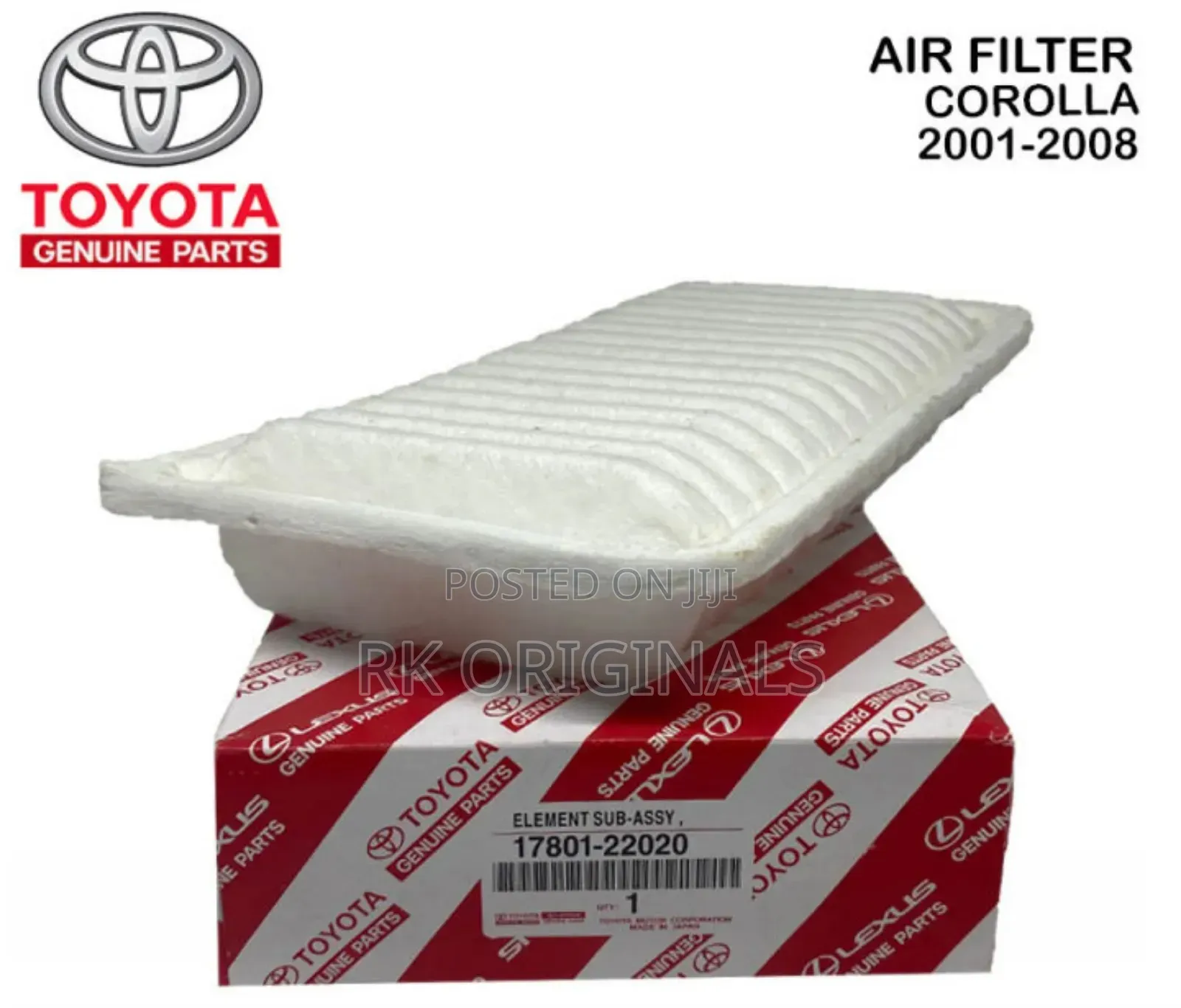 Toyota Matrix/Corolla 17801-22020 Air Filter From Japan