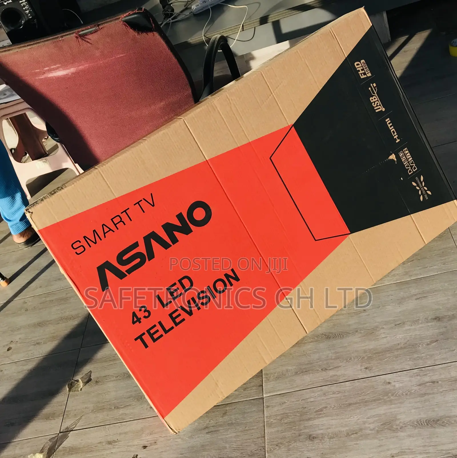Most Reliable 43 Inch Smart LED Asano Black Tv