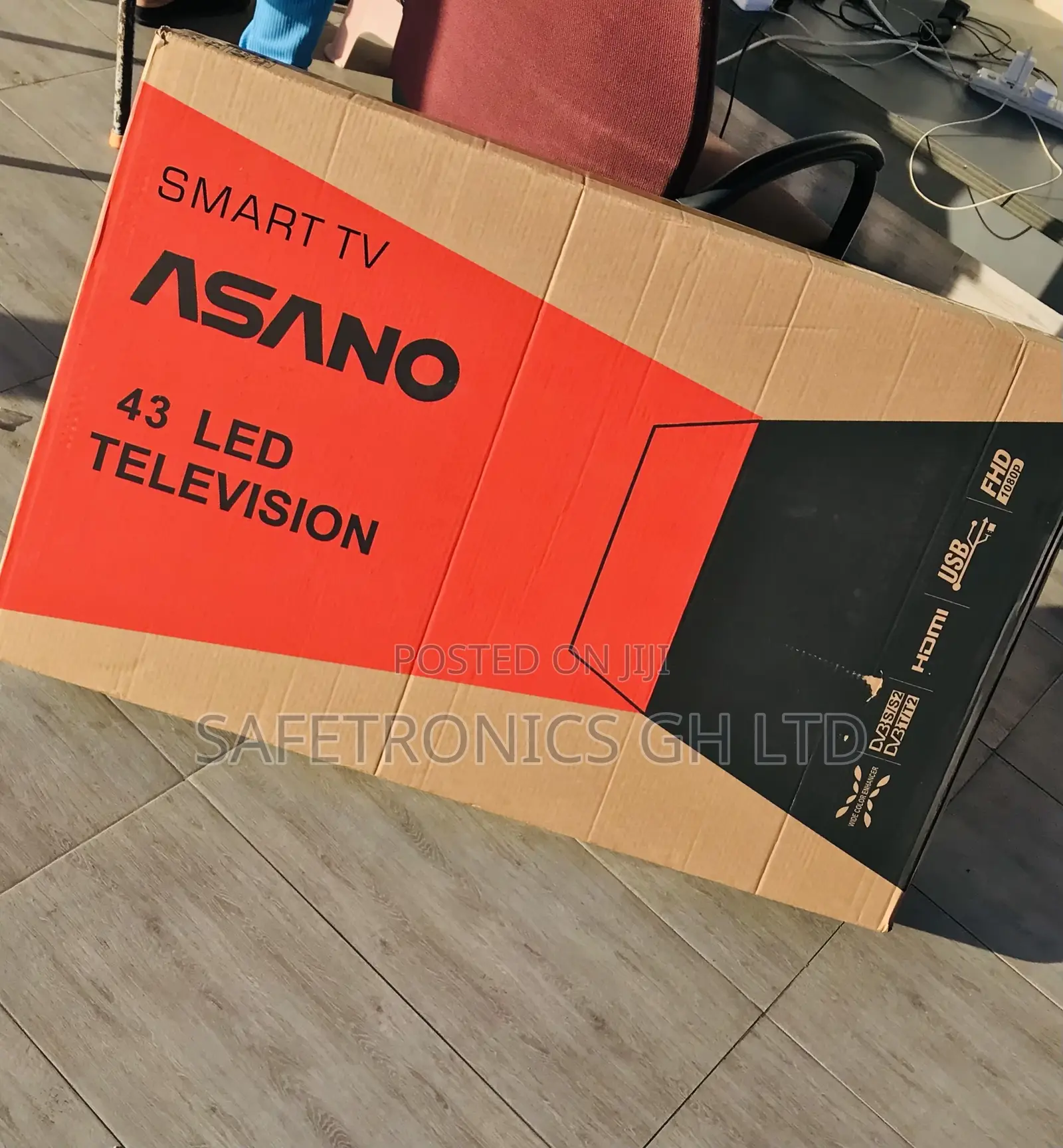 Most Reliable 43 Inch Smart LED Asano Black Tv