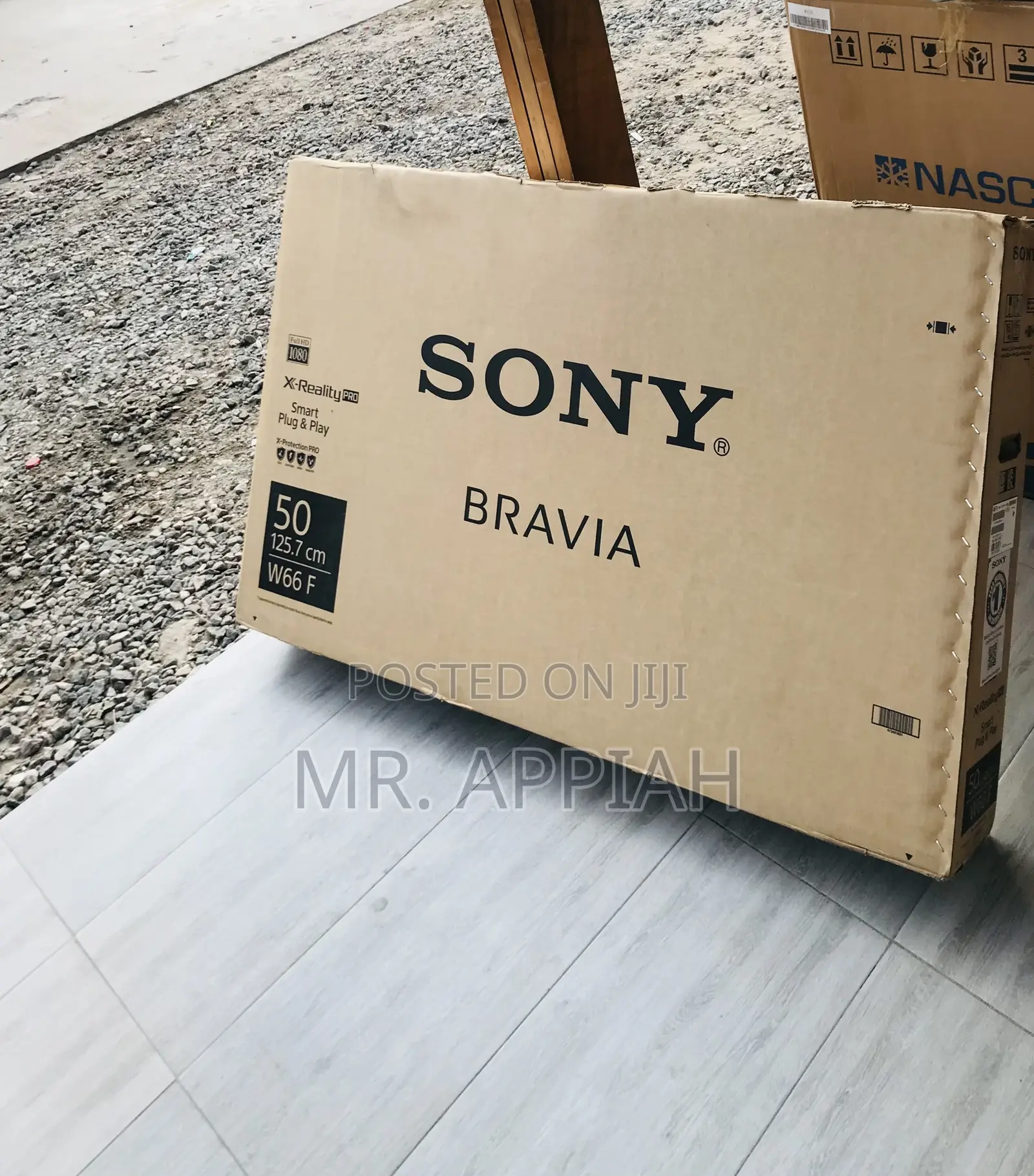 Sleek Sony 50W660F 50 Inch Full HD Smart Television.