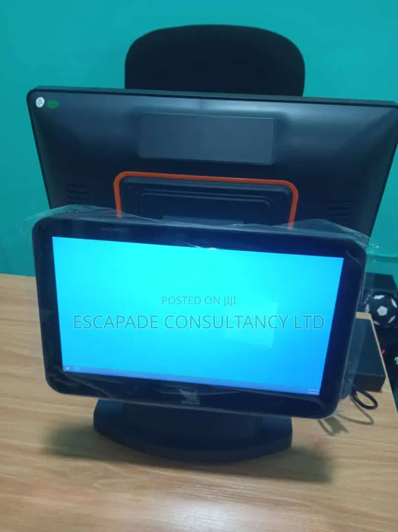 128gb Ssd, 8gb RAM Pos Computer Dual Touch Screen (Escapade)