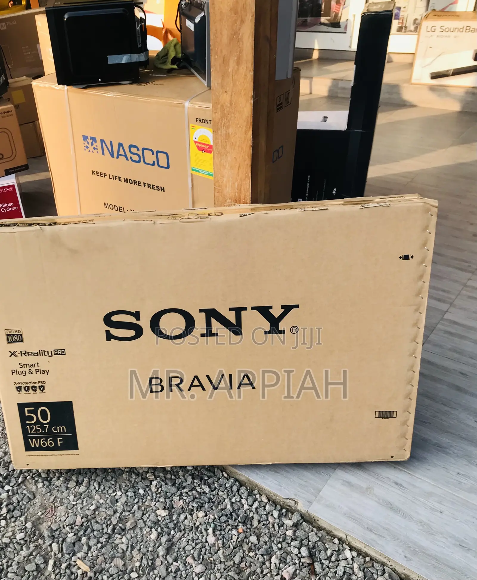 Sleek Sony 50W660F 50” Full HD Smart Electric Television.