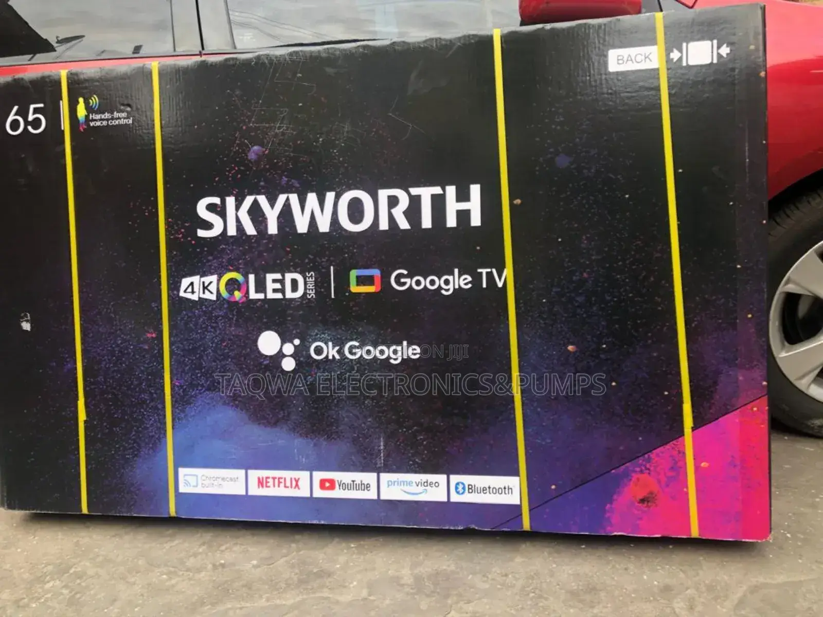 Elegant Skyworth 65inch QLED Smart Tv