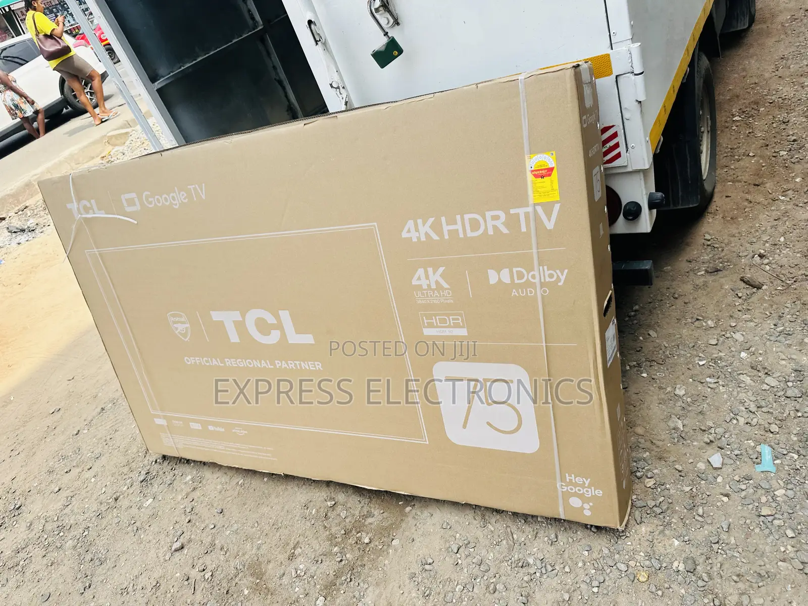 Slim Uhd Smart Android TCL 75”P635 Glossy Slim Television