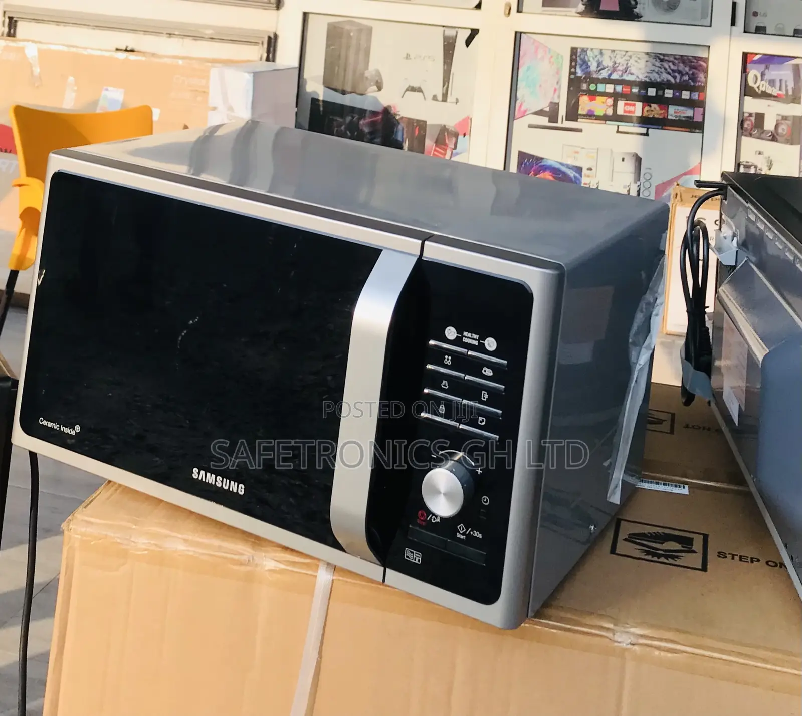 MS23F30 Samsung Countertop 23L Gray Microwave