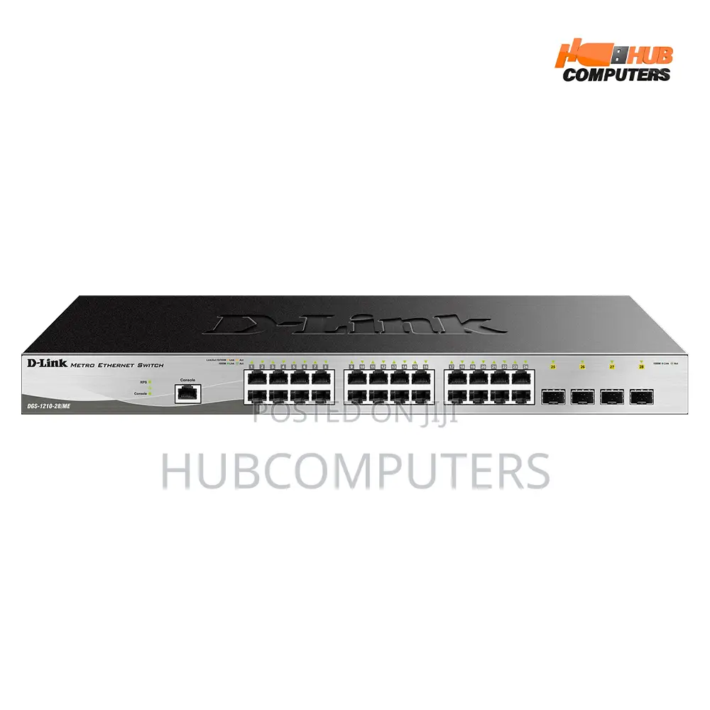 D-Link DGS-1210-28P 24-Port PoE Gigabit Smart Managed Switch