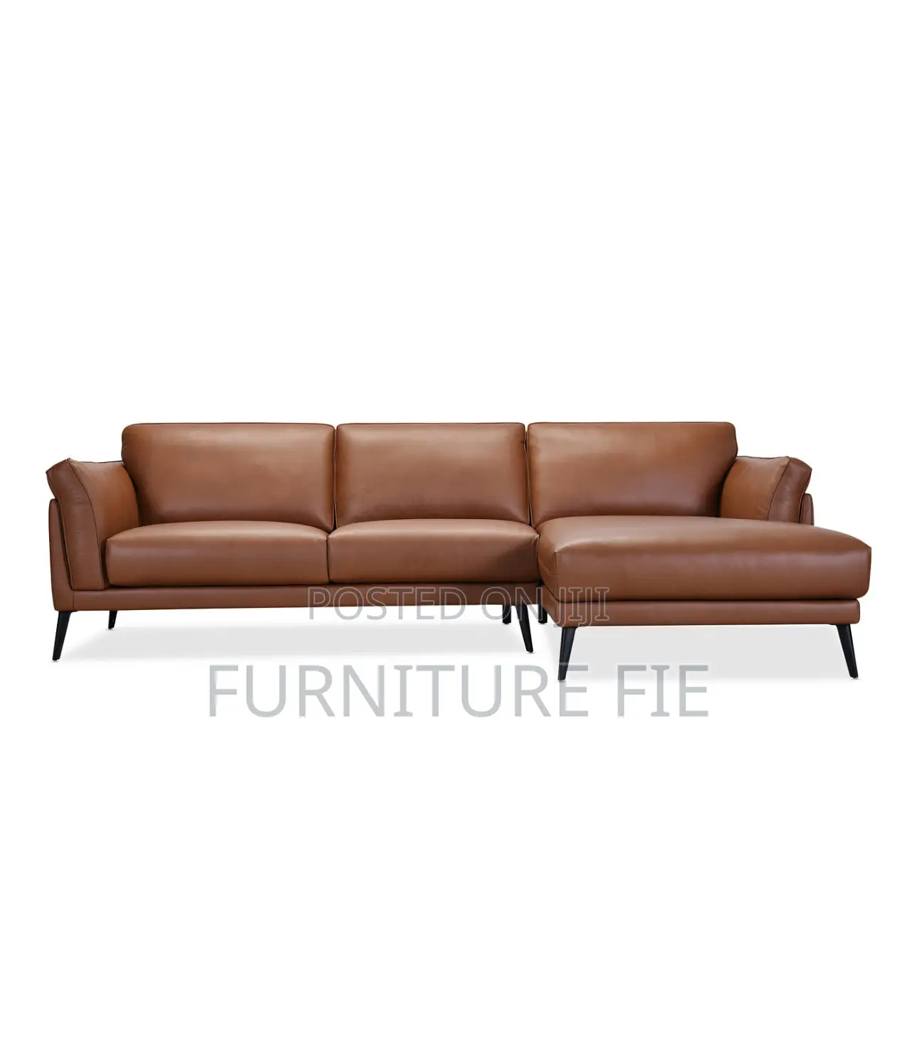 Keery 112" Leather Sectional With Chaise From Macy’S Usa