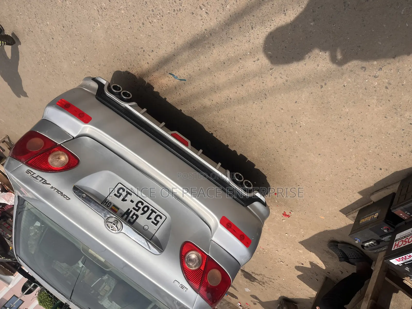 Back Bumper Diffuser for Corolla 2003 to 2018