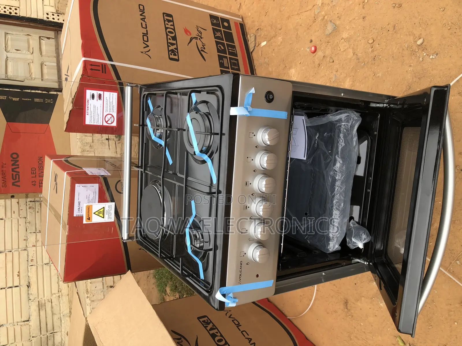 In Box 3 Gas 1 Electric Gas Cooker