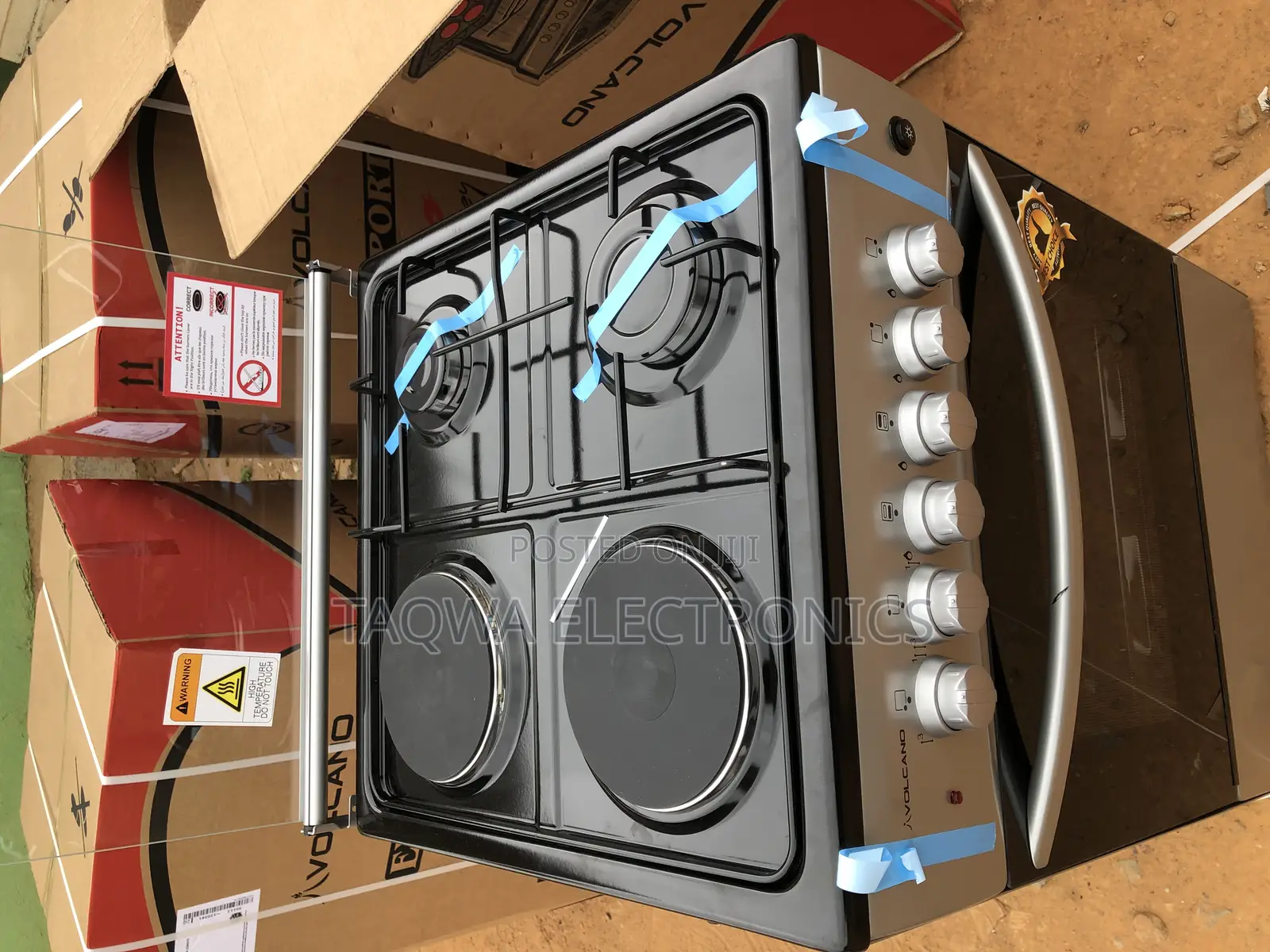 Volcano 2X2 Gas/Electric Stove