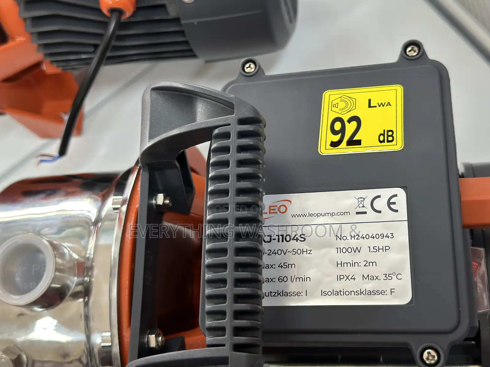 Leo 1.5 Hp Stainless Steel Surface Pump