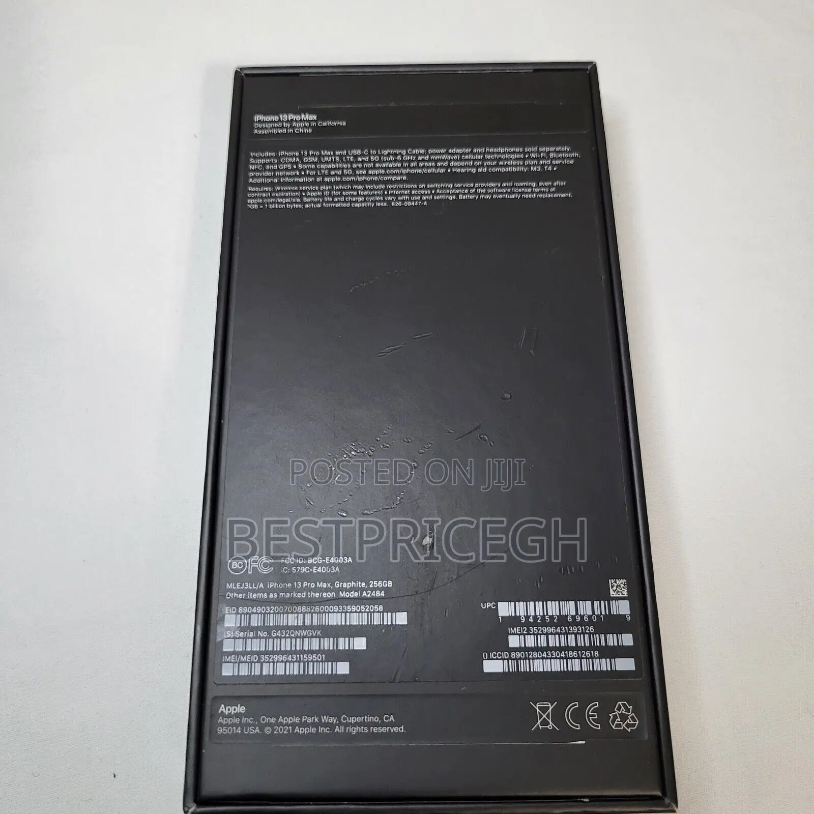 New Apple iPhone 13 Pro Max 256 GB Black