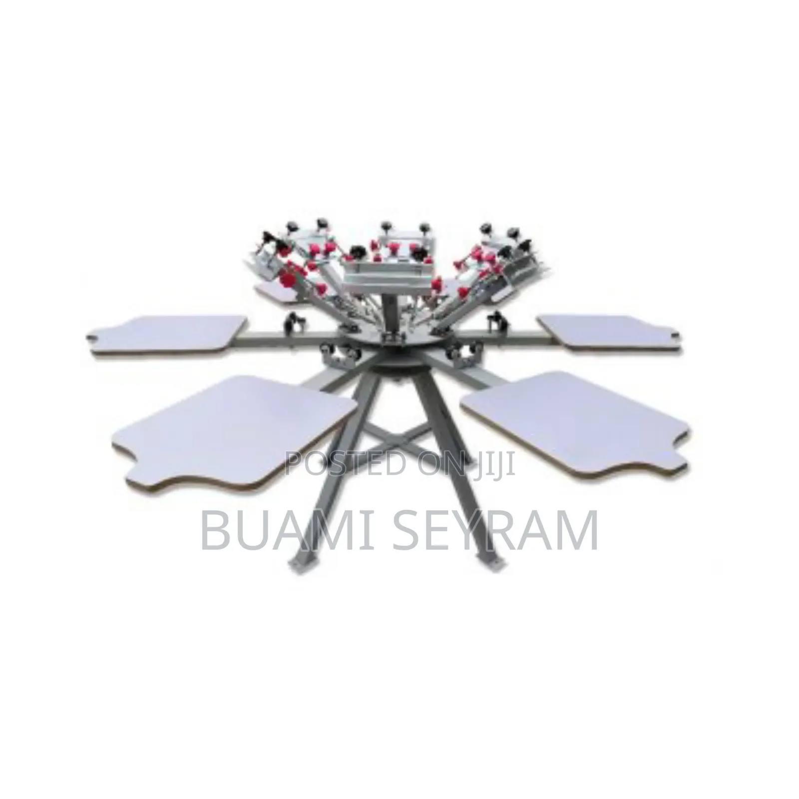 6 Color 6 Station Screen Printing Machine