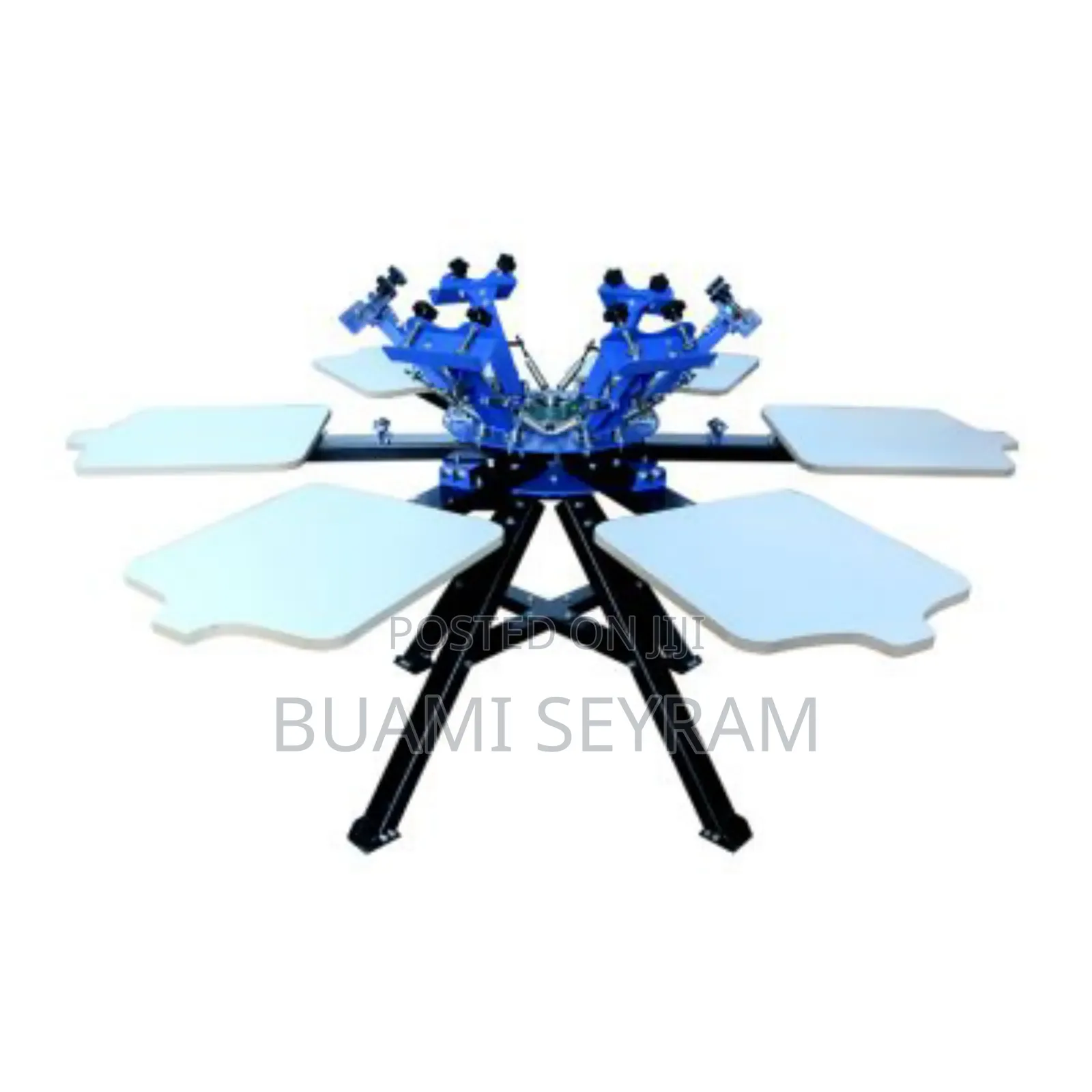 6 Color 6 Station Screen Printing Machine