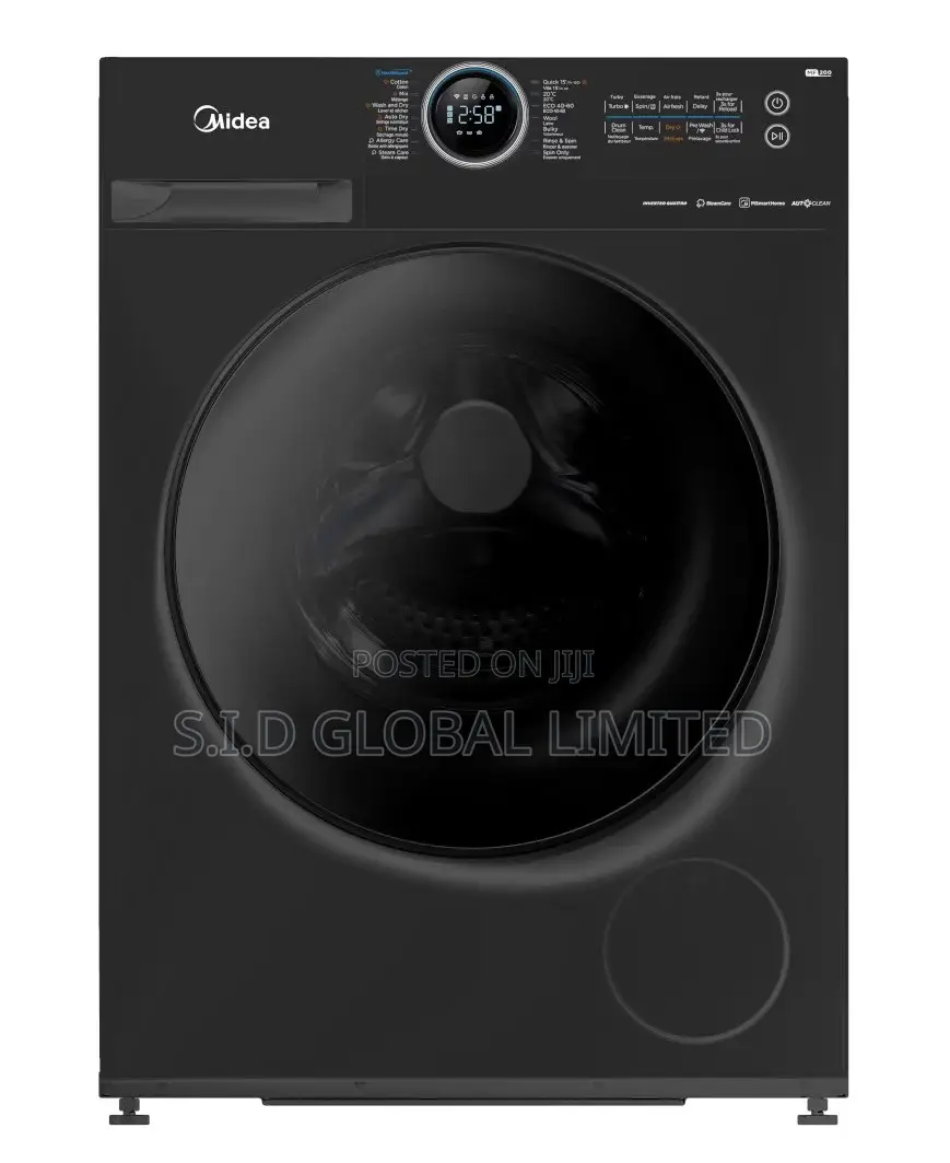 Unique Midea 10kg Front Loader Washing Machine