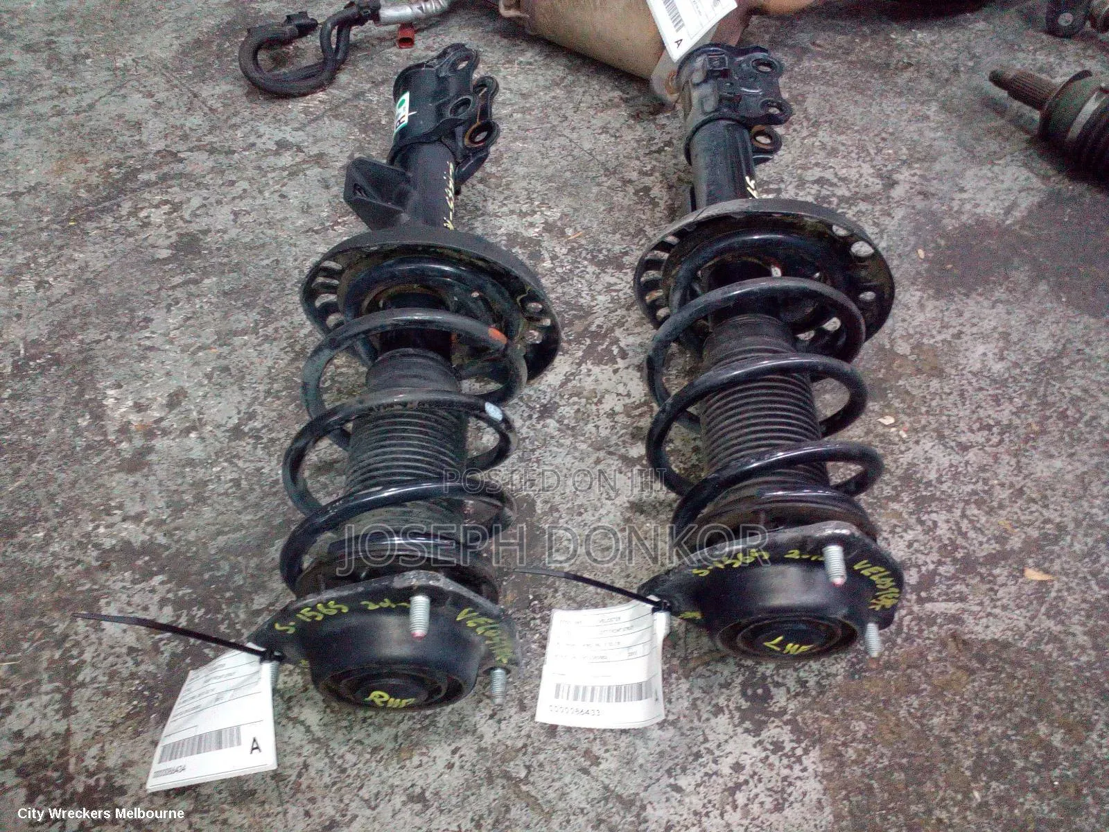 Veloster Front Shocks 2012,2013,2014,2015,2016,2017