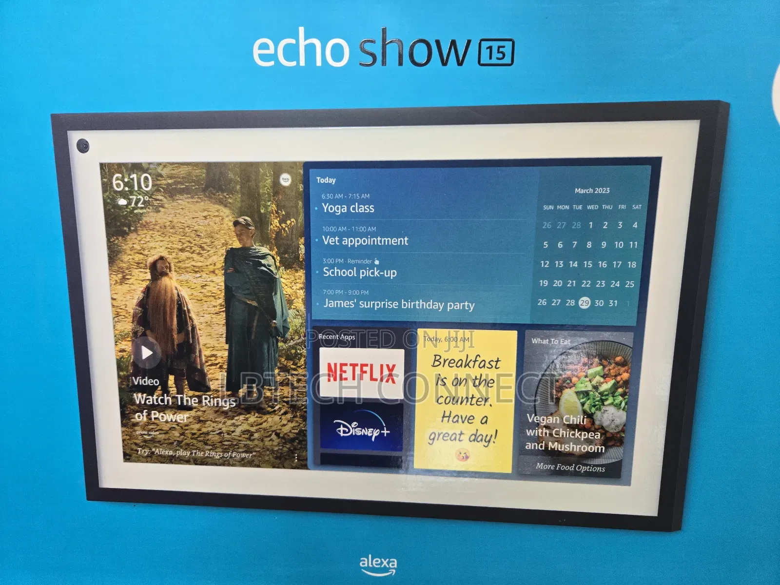 Amazon Echo Show 15 | Full Hd 15.6" Smart Display With Alexa