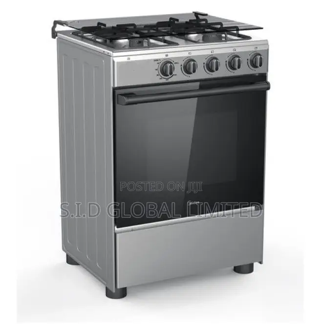 Brilliant MIDEA-4-BURNER-GAS-COOKER-BLACK-MIRROR-SP5055T082