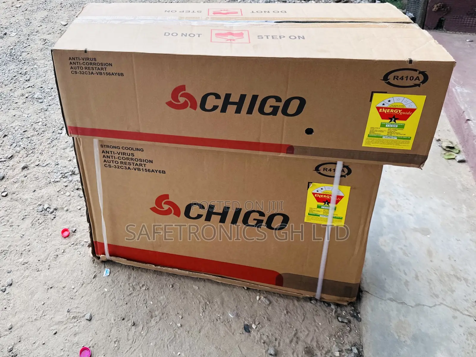 Get Adjustable 1.5hp Chigo R410 Gas White Airconditioner