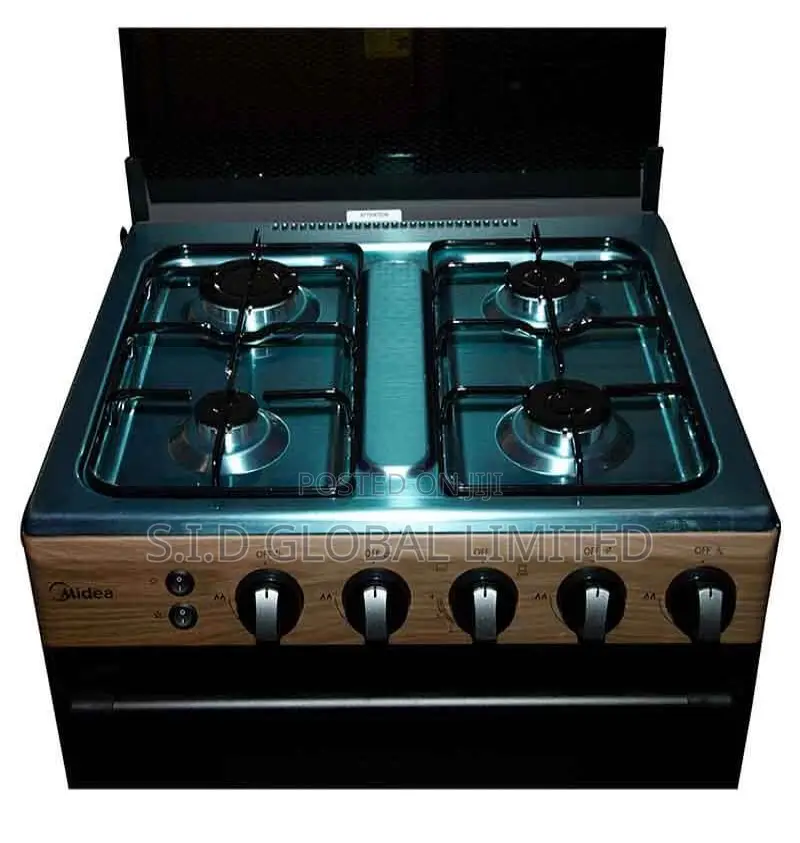 Quality MIDEA-4-BURNER-GAS-COOKER-WITH-GRILL-BMG6060-WD