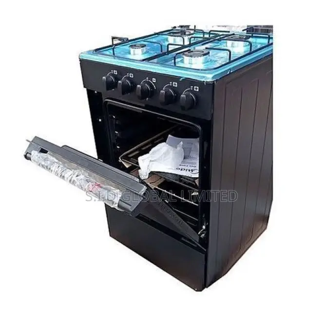 Grant MIDEA-4-BURNER-GAS-COOKER-WITH-GRILL-BMG6060-WD