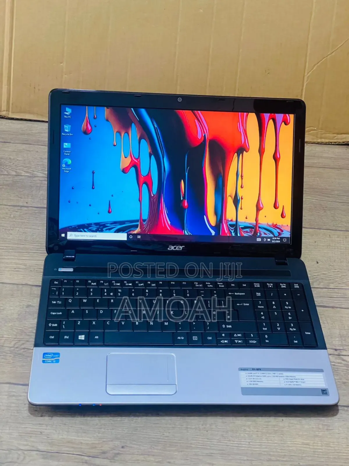 Laptop Acer Aspire E1-571 8GB Intel Core I3 HDD 500GB