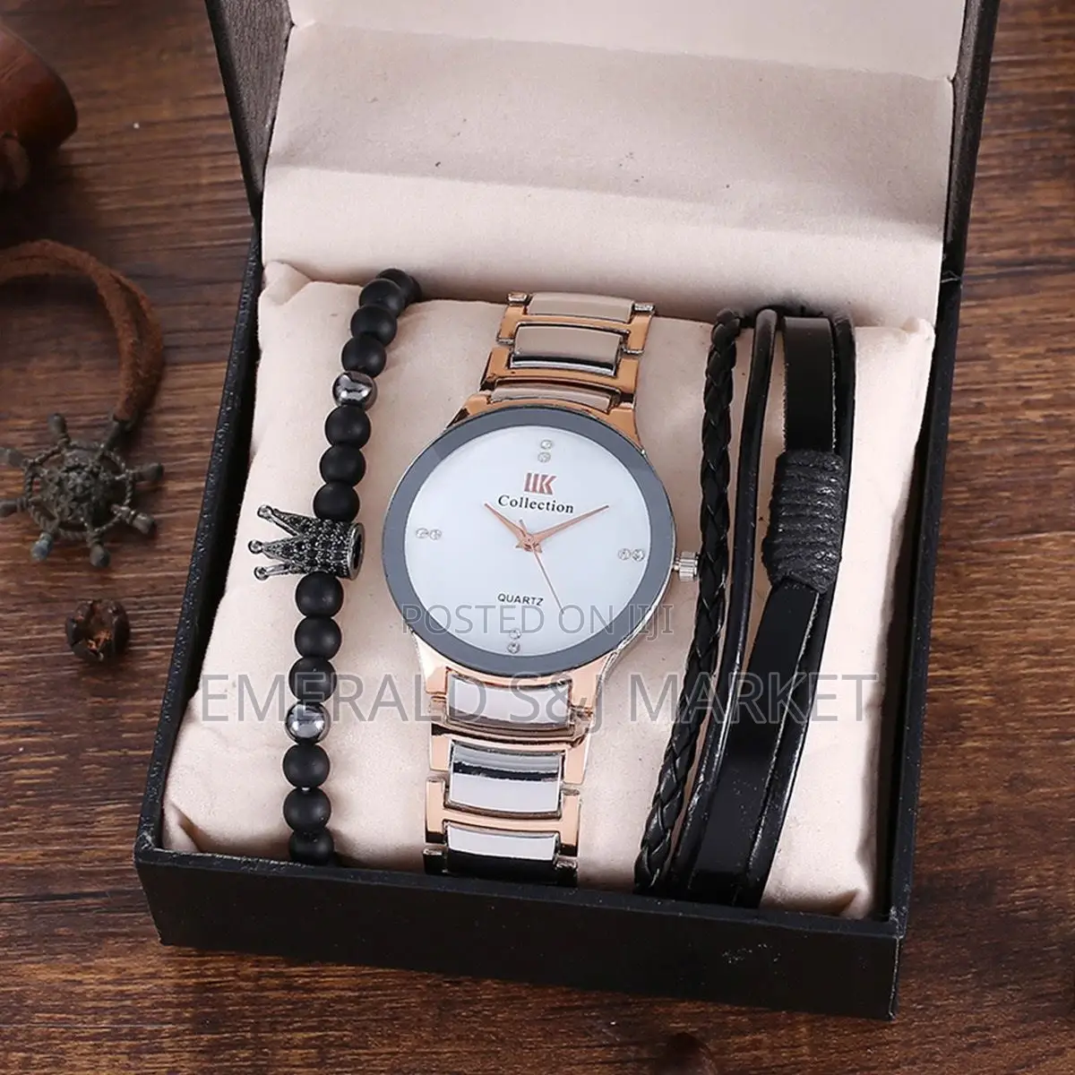 Wrist Watch With Bracelets