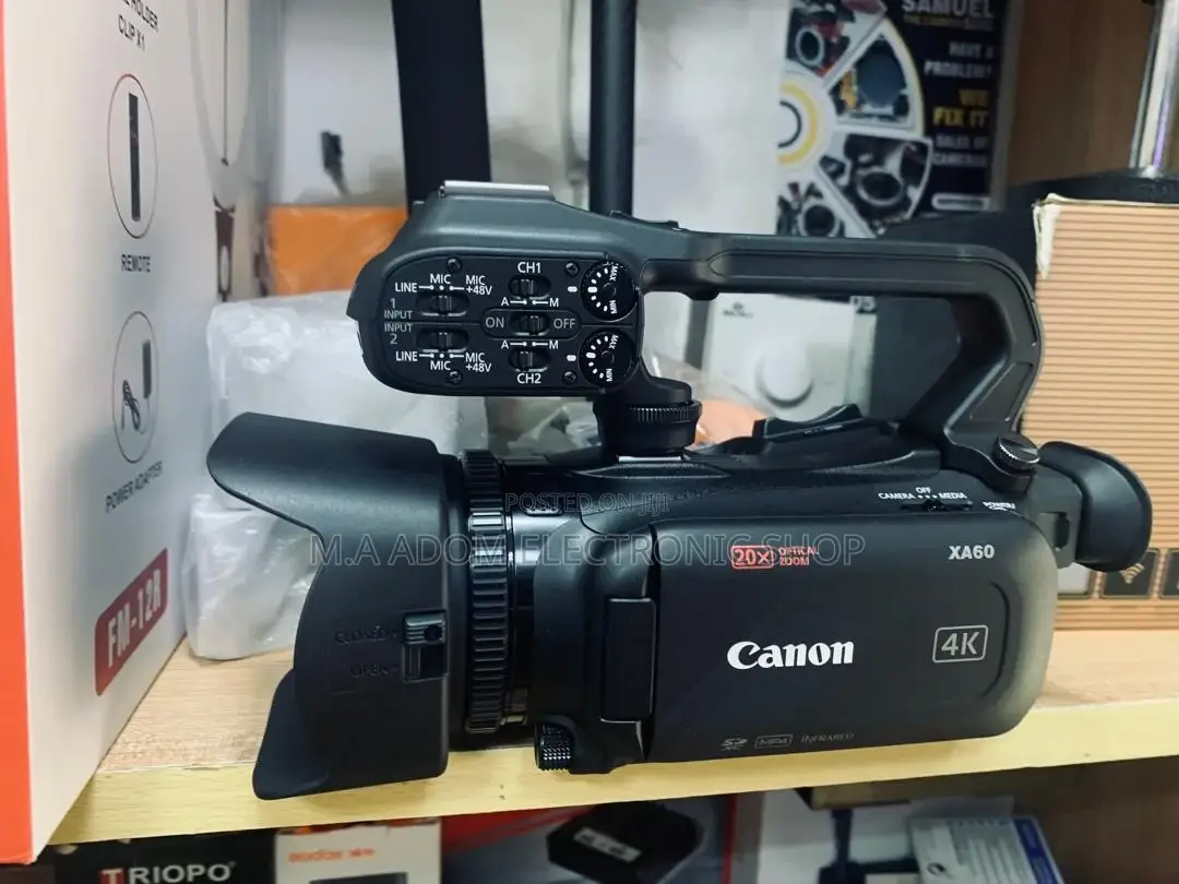 Fabulous Canon XA60 Professional UHD Camcorder(Black)