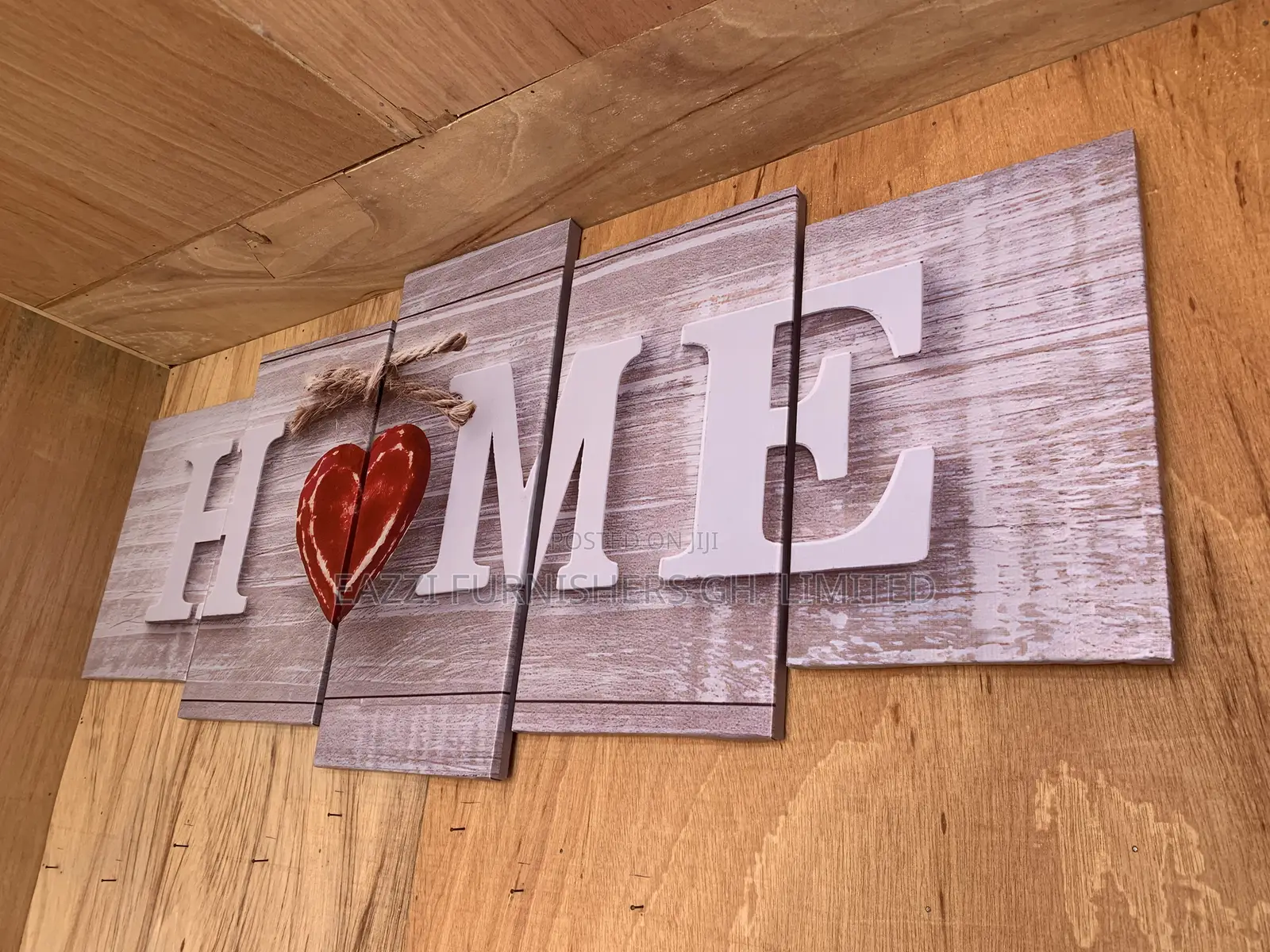 Canvas 3d Panels De Home Red Heart Frames
