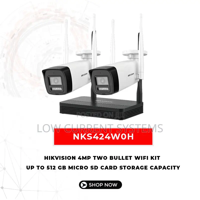 Hikvision Wifi Ip Wirless Kit Camera 4mp Built in Speaker